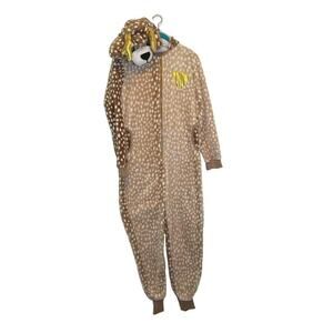 Funzietime Deer One Piece Pajamas Women's Size Small S